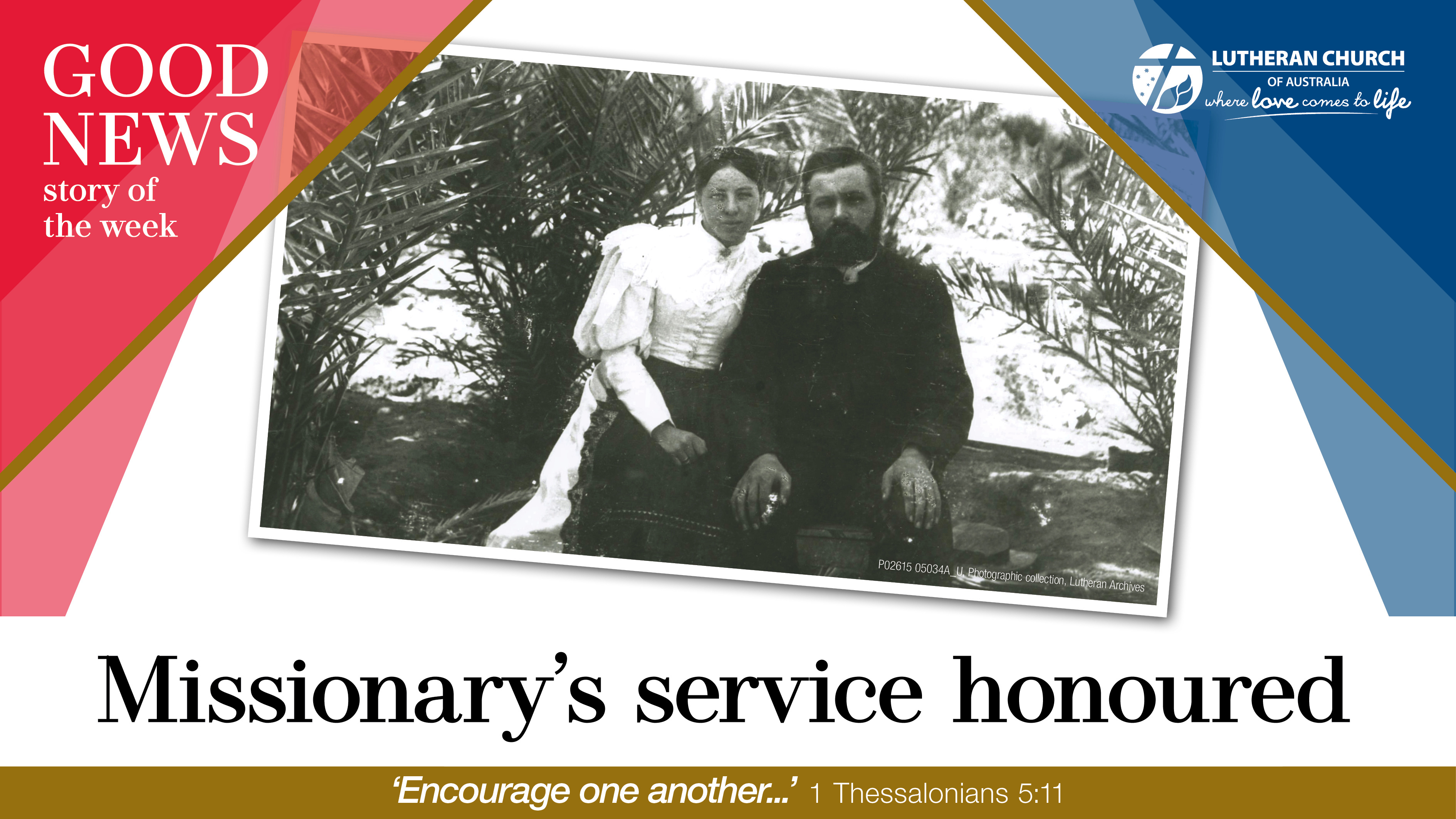 Missionary's service honoured thumbnail
