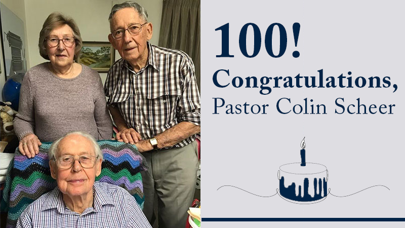 Century up for LCA's oldest living pastor thumbnail