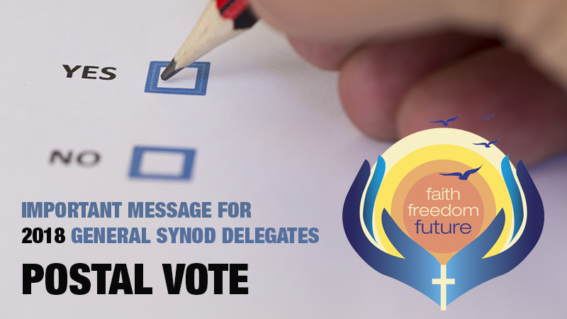 2018 General Synod delegate postal vote thumbnail