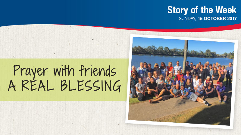 Prayer with friends a real blessing thumbnail